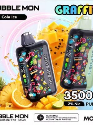 BUBBLE MON GRAFFITI满天星炫彩壁纸LED灯效35000一次性电子烟