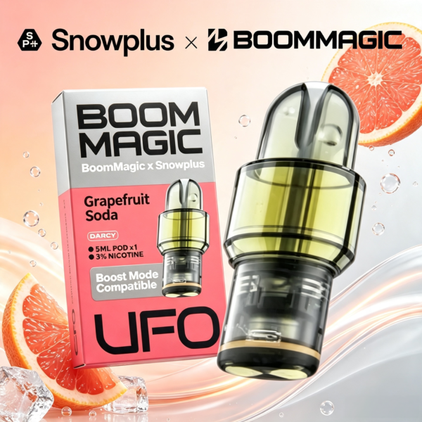 Snowplus × BOOMMAGIC UFO煙彈 适配悦刻4/5/6代烟杆