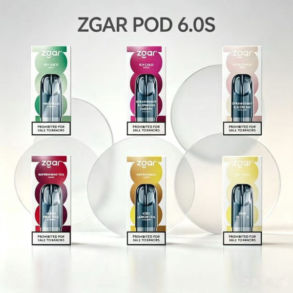 ZGAR POD 6.0S煙彈 陶瓷霧化芯