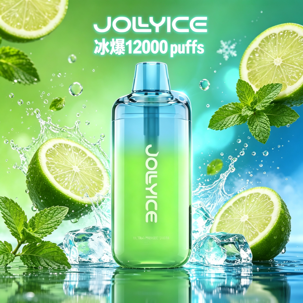 JOLLYICE冰爆12000 Puffs 一次性雾化棒深度评测:10ml大容量 可视透明油仓 FEELM MAX陶瓷雾化芯 多款冰爽水果口味 https://hkcandyvape.com/ 3 JOLLYICE冰爆12000 Puffs 大容量一次性雾化棒