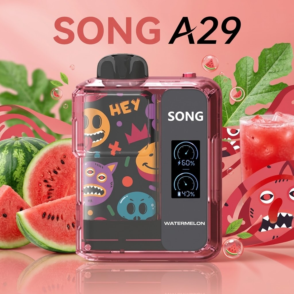 SONG A29 16000口一次性电子烟|TFT彩屏双档功率 大容量可充电雾化器 3 SONG A29 双档位功率电子烟