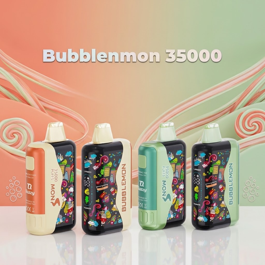 【全網最全】BUBBLE MON 35000口評測:一次性電子菸的巔峰之作?口感、參數、FAQ一手掌握 2 BUBBLE MON 35000口 Graffitti 塗鴉 風格