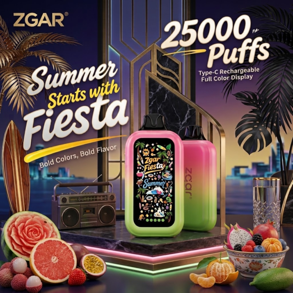 ZGAR Fiesta 25000 Type‑C充電