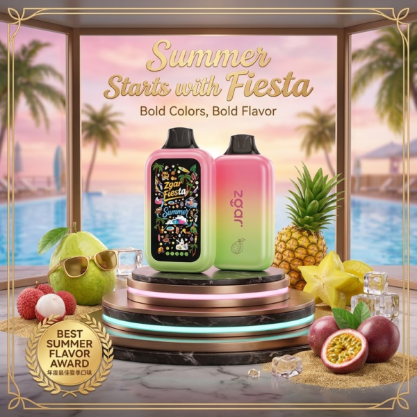 ZGAR Fiesta 25000 大容量一次性霧化桿