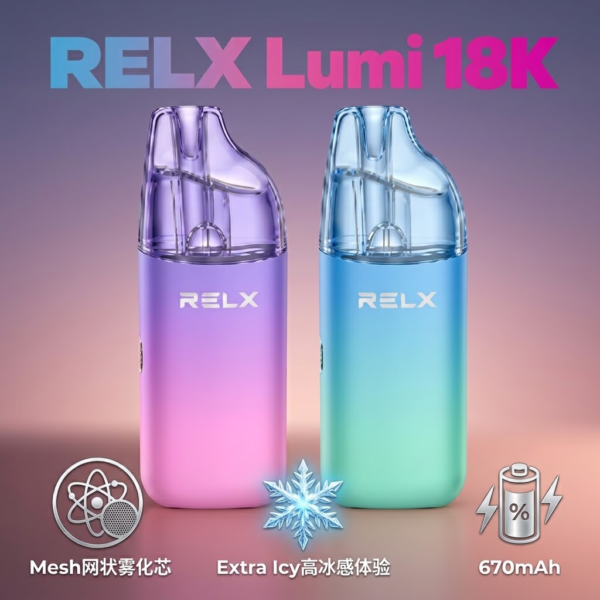 RELX Lumi 18000 Mesh網狀霧化芯